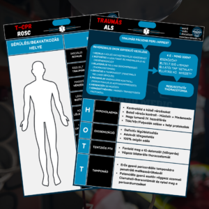 Traumás újraélesztés kártya